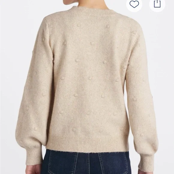 Bobeau Bobbi Jacquard Dot Cardigan - Picture 8 of 8